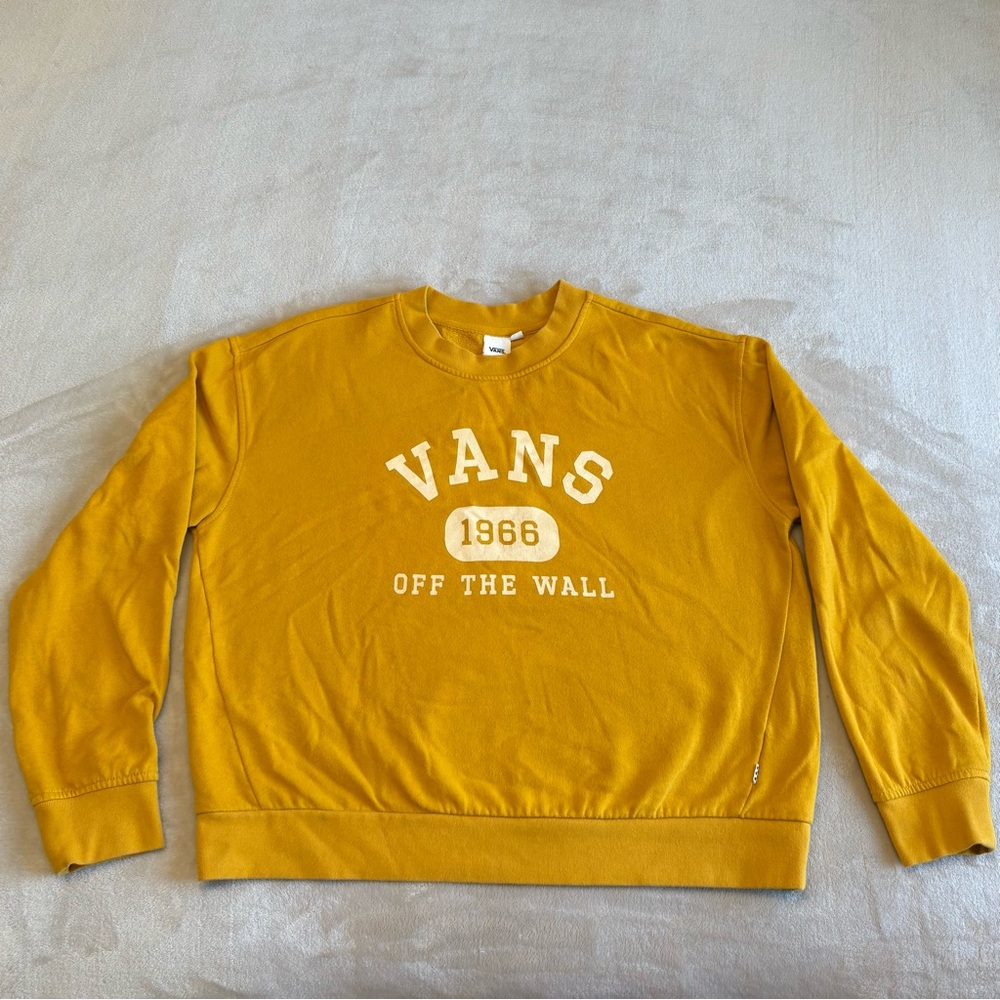 Vans Mustard Yellow Crewneck Sweater